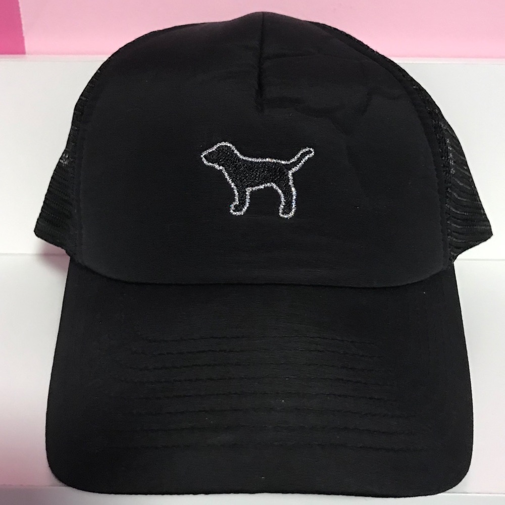 Pink (brand) dog baseball hat